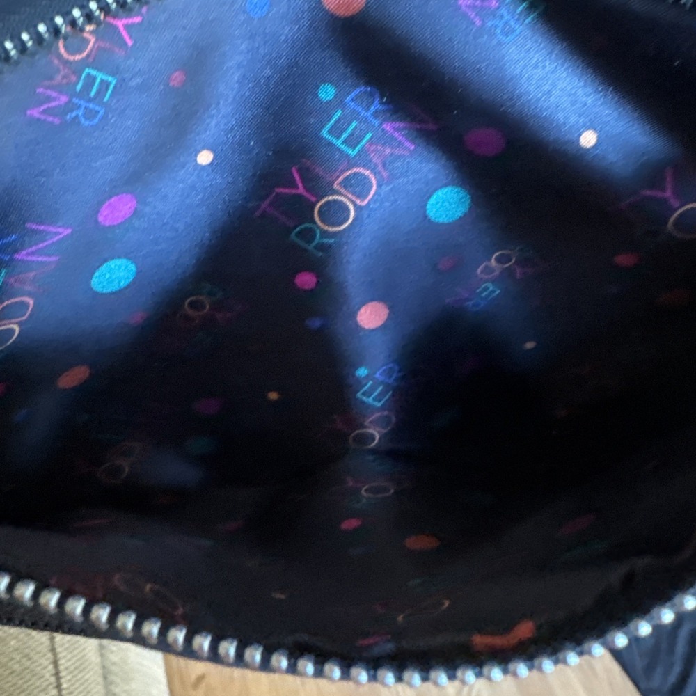 NWT Tyler Rodan Purse Crossbody Bag Black Triple Zippered Pockets 13"x13" NEW - Picture 9 of 11
